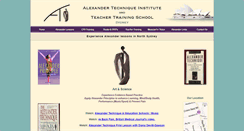 Desktop Screenshot of alexandertechniqueinstitute.com.au